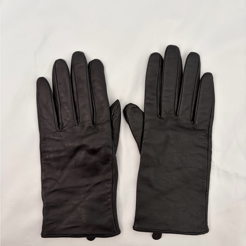 Dark Brown Leather Gloves Dark Brown Leather Gloves
